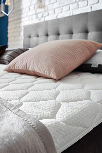 WELCON Rockstar® Limited Edition II Boxspringbett 180x200 cm hellgrau oder dunkelgrau Härtegrad H2 (medium) oder H3 (hart) mit Tonnentaschenfederkernen, inkl. Topper (dunkelgrau H3)
