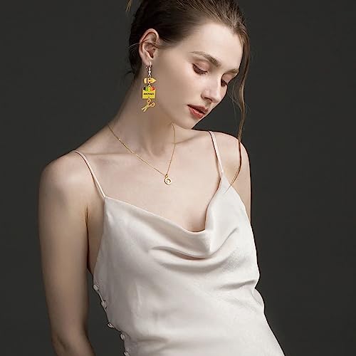 CWVHQ Brincos de tesoura de lápis coloridos engraçados de madeira com tesouras de giz de cera clássi