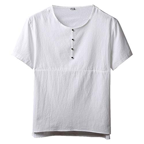 Maglietta Uomo Manica Corta VJGOAL Moto T-Shirt Cotone Particolare Termica Corsa Slim Large Taglie Forti Bianca Felpa Uomo Senza Cappuccio Divertenti Vintage Semplice Palestra Aderente Offerta