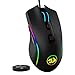 Redragon M721-Pro Lonewolf2 - Mouse da gioco, con illuminazione RGB, 10 pulsanti programmabili, 32.000 DPI regolabile, comoda impugnatura ergonomica per PC Gaming Mouse con pulsante di fuoco