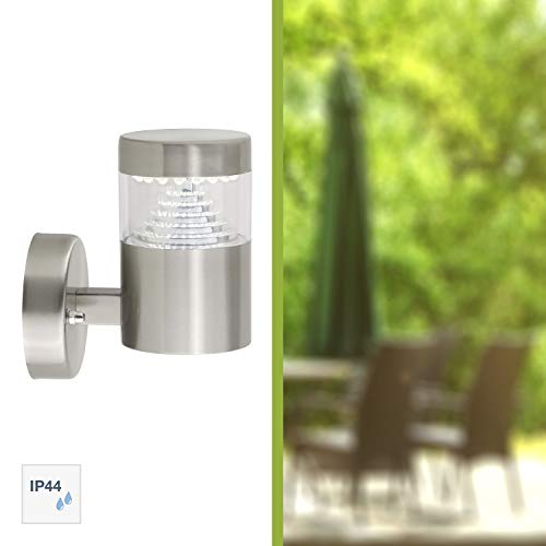 Brilliant AG G43481/82 Brilliant Applique exterieure LED intégrée Avon 180 lumen, Plastique, 0.2 W, Acier