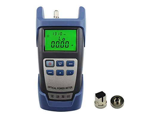 Zoostliss FTTH Fiber Optic Tool Kit with Optical Power Meter -70 to +10dbm and Visual Fault Locator and Cable Cutter Stripper FC-6S Fiber Cleaver 5M Tape Screw Driver