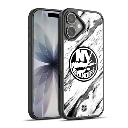 Coque iPhone 17 NHL New York Islanders : Style Marbre pour le Quotidien et les Matchs