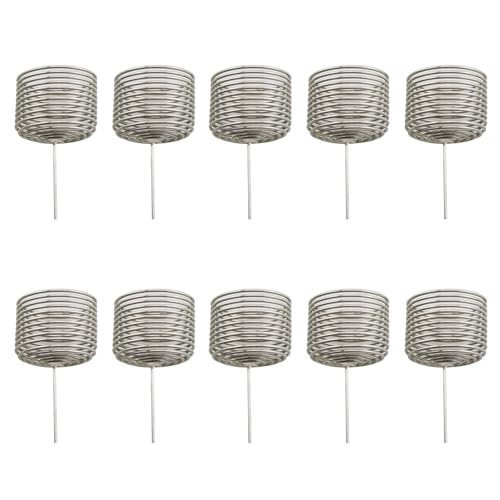 Contenedores cilíndricos de acero para fertilizante bonsái 10 pcs