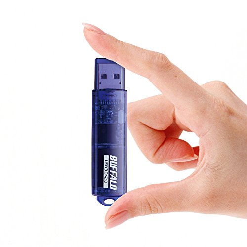 バッファロー BUFFALO USB3.0対応 USBメモリ スタンダード 32GB ブルー RUF3-C32GA-BL