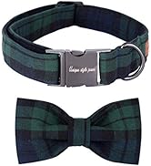 Unique style paws Dog Collar with Bow Tie & Flower Tie Girls Boys Summer Dog Collar for Small Med...