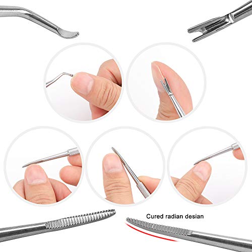 Mwoot Fußnagelzange Set, Zehennagelknipser für dicke Nägel und eingewachsene Zehennagelwerkzeuge Set - Nagelknipser Kit… – Bild 7