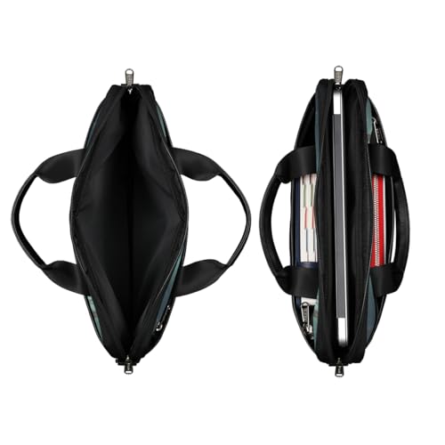Bolso para portátil tipo maletín de madera divertida para laptop 15 pulgadas miniatura 5