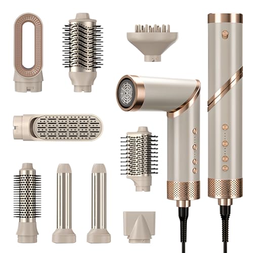 Lista de secadora lg , tabla con los diez mejores. 46 URPOW Secador de Cabello alta Velocidad 9 en 1 Kit Profesional, Multiestilizador de Cabello,110000rpm Boquillas + Cepillo + Rizador de Pelo, Tecnología Iónica Secadora de Pelo...