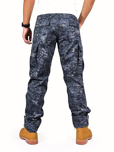 BACKBONE Mens Casual Street Fashion Camo Cargo Pants Army Combat Military BDU Pants Work Hunt Pants4