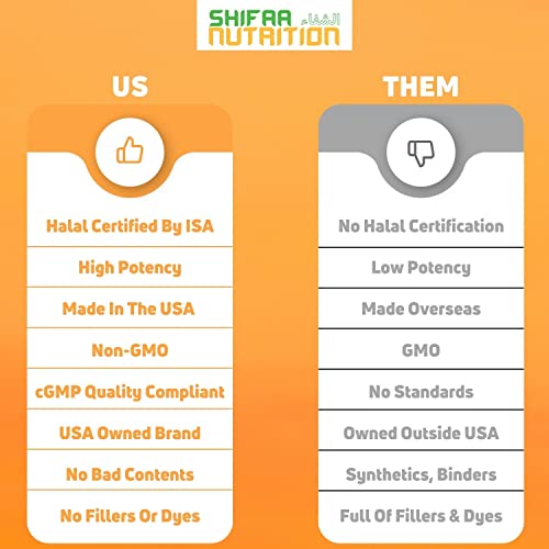 Shifaa Nutrition Vegan Kids Omega 3 Gummies With Dha, 30 Servings | Kids Omega 3 + Dha To Support Brain, Body & Immune System | Non-Gmo, Gluten-Free, Gelatin-Free & Peanut-Free Halal Vitamins #TOP6