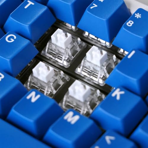 Image of OOCTPK Chilkey WS Quartz Linear Switch 5-Pin Hotswap Pre-Lubed, PC Housing for RGB, Mechanical Keyboard Switch for DIY Custom Builds, Keyboard Switches 5 Pins PCB Mount Lubed Switches Clear (35pcs)
