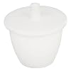 stonylab PTFE Crucible, 50 ML High Form PTFE Crucible Cup Beaker with Lid Cover, Acid and Alkali Resistant, High Temperature Resistant, for Laboratory Research