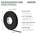 Hampton Adams | As Seen on Shark Tank | Pro Finger Tape (8-Pack) | for BJJ Bouldering Crossfit Weightlift | Non-Slip Extreme Quality No-Fray Climbing Tape | Extended Wear Super Strong Adhesive (Black)