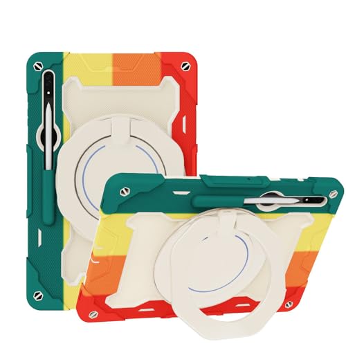 Cas béquille Samsung Galaxy Tab S9 Ultra JZ silicone rouge 14.6
