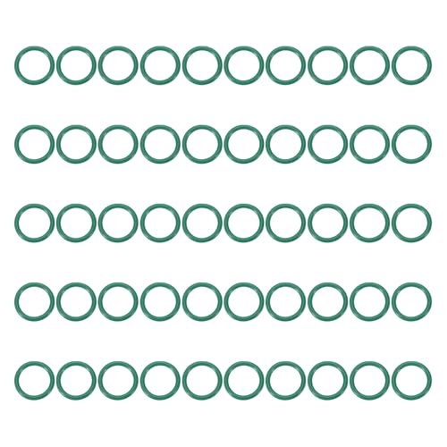 PATIKIL o�����O �S���p�b�L�� �I�[�����O 12mm�O�a 9mm���a 1.5mm�� 50�� �ϔM �ϖ� �h�� FKM�V�[�����O �G�A�R������ �ėp ���� �z�� �֌� ������ ���k�@�o���u�C�� ��