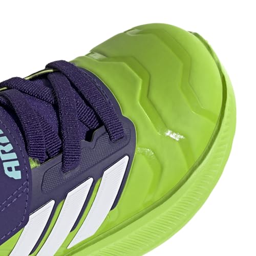 Image of adidas Baby Marvel Run Falcon 5 Elastic Lace & Strap Shoe