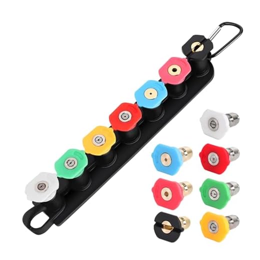 7-Piece Pressure Washer Nozzle Tips Set