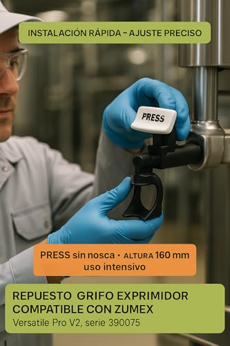 Grifo para exprimidor Zumex Versatile Pro V2 y Essential sin rosca 4