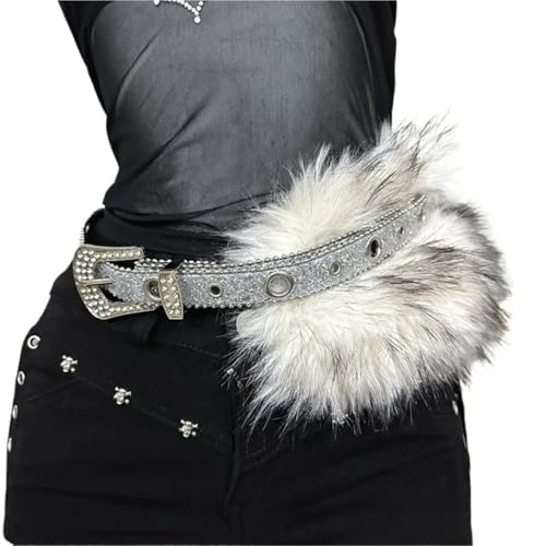 Ceinture Y2k femme anti-silhouette informe pour ceinturer les pulls volumineux d'hiver avec style