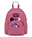 JanSport Half Pint Mini Backpack, 10.2 L - Durable Mini Bag Purse with Adjustable Shoulder Straps, Single Main Compartment, Zippered Stash Pocket, Mauve Haze