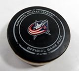 2017 Columbus Blue Jackets VS. Anaheim Ducks Game Used Puck 215 - NHL Unsigned Game Used Pucks