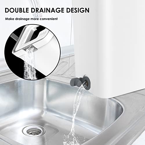 Znm Sponge Mop And Bucket, Pva Sponge Mop And Bucket With Wringer Set For Floor Cleaning, Upgrade Squeeze Mops System With 3 Sponge Refills For Hardwood Laminate Tile #TOP3