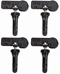 Ensun 56029398AB Pre-Programmed Tire Pressure Monitoring System (TPMS) Sensor 433MHz (Pack of 4) - Replacement for - Chrysler Dodge Jeep Ram