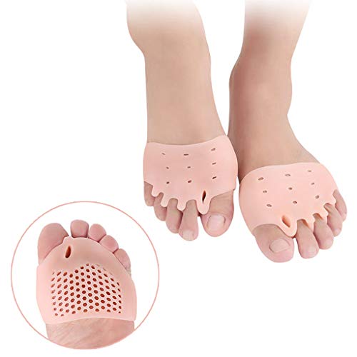 Metatarsal Pads - Ball of Foot Cushions Forefoot Cushion, Gel Toe Separator, Foot Pain Bunion Forefoot Cushioning Relief Women