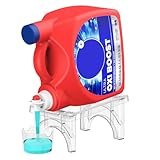 ZHANDEYUA Liquid Laundry Holder, Stand for Laundry Room Organization and Storage, laundry detergent dispenser (Clear) (1Pack)