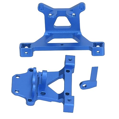 Support de poste de carrosserie RC bleu en aluminium pour voiture Traxxas Slash E Revo 1/16