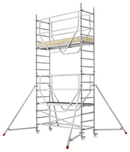 Aluminio -Pro Advanced Safe-T 709505 - Andamio (módulo 1+2, SH3,14 m, Hymer