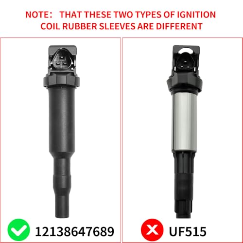 Image of 6 Packs UF592 Ignition Coils Pack 12122158253 Spark Plugs Compatible with BMW 128i 325i 328i 328xi 330i 525i 525xi 528i 528xi 530i X3 Z4 2006 2008 2007-2012 Replace# 0221504470 12137594937