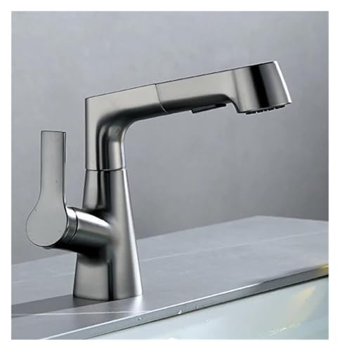 Mélangeur rotatif 360° pulvérisateur double mode flexible blanc évier