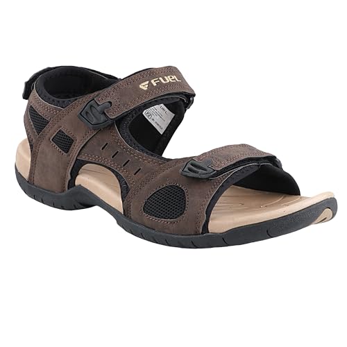 Image of FUEL Sandals & Floaters for Mens & Boys Comfortable & Lightweight Dailywear, Anti-Skid Flexible & Breathable for Running, Walking Stylish Casual Sandal for Outdoor Footwear For Gents (2112-04)
