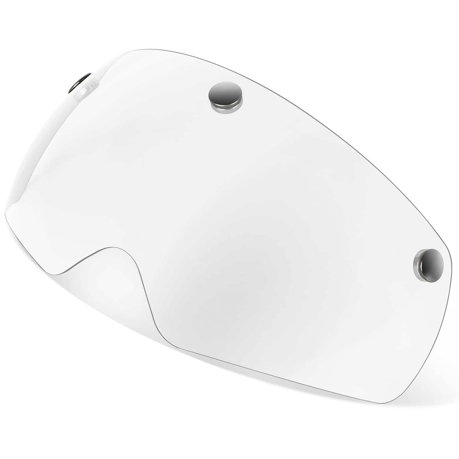 XYJTC Motorcycle Helmet Lens, Magnetic Goggles for Bike Helmets Detachable Visor for Bicycle Helmet Removable Sun Shield for Cycling Helmet (Photochromic)(Clear)