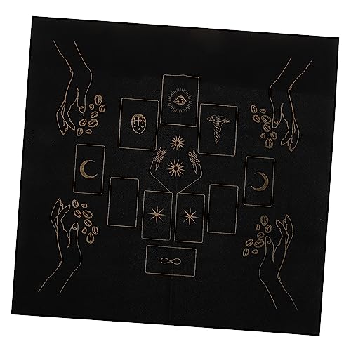 Nappe de Tirage de Tarot et Tapis de Divination Haut de Gamme en Flanelle Épaisse avec Rangement