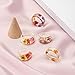 DATOA Floral Resin Ring Handmade Acrylic Flower Ring Unique Floral Resin Rings Pressed Flower Jewelry for Women - A05