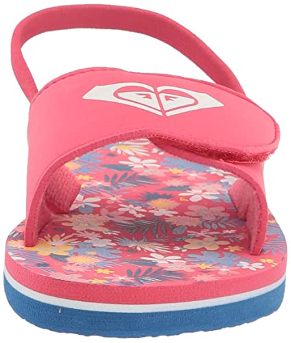 Image of Roxy Girl's TW Finn Sling Back Flip Flop Sandal Sandal, NAVY DREAM, 7 M M US Toddler