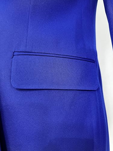 Women's Casual Blazer Jackets Blue4