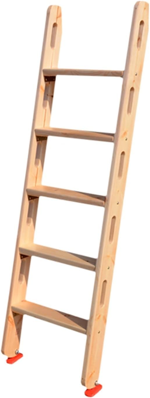 Échelle de lit superposé mobile en bois non peinte pour dortoir 40cm