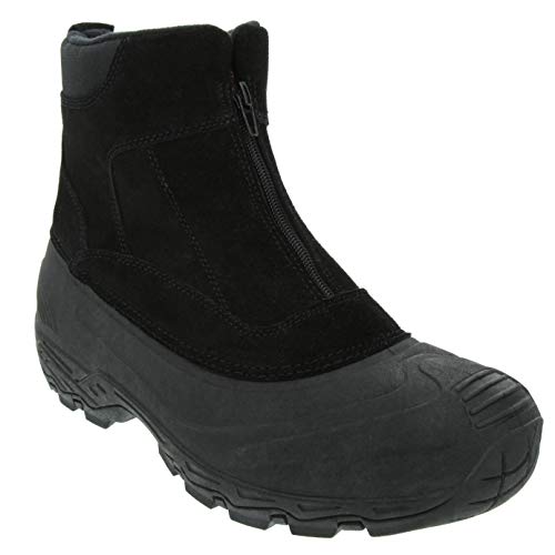 LONDON FOG Mens Holborn Waterproof and Insulated Cold Weather Snow Boot Black 11