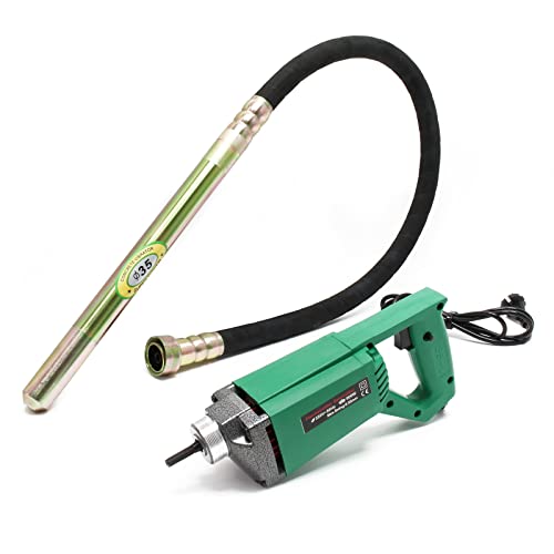 Vibreur à béton 800W Aiguille vibrante incluse de 150 cm avec Arbre flexible Outil Manuel électrique