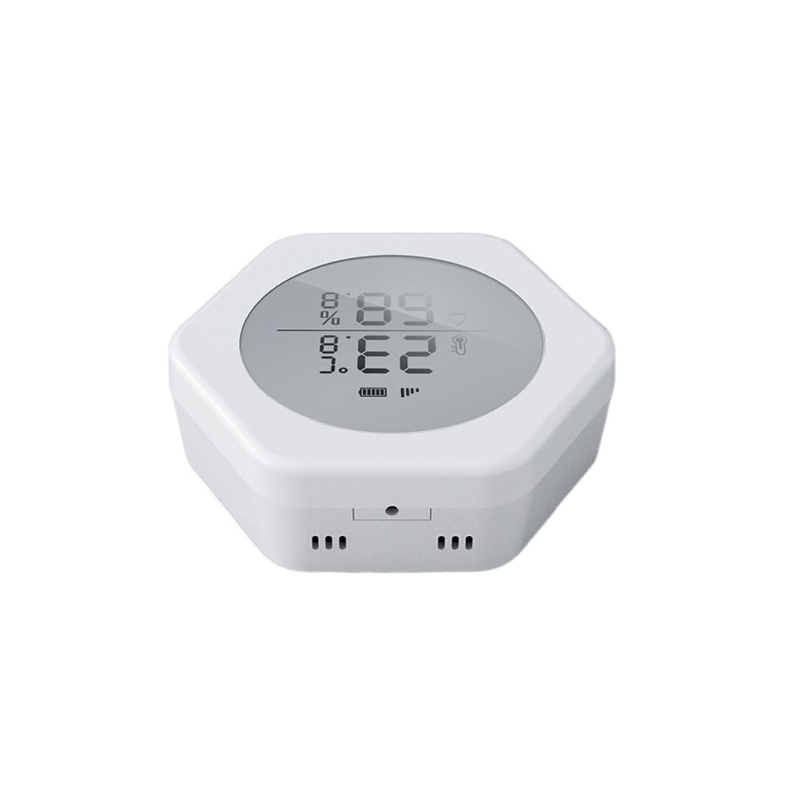 Termómetro Interior higrómetro Digital Tuya Smart Temperatura y Sensor de Humedad Sensor Inteligente Smart Life Aplicación Monitor Remoto inalámbrico Enlace Inteligente inalámbrico con Pantalla LCD