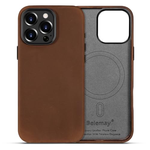 Belemay Handcrafted Crazy Horse Leather Case
