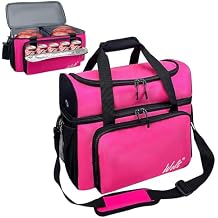 WOLT 2 Ball Bowling Bag with Padded Holder - Fits Shoes Up to Mens Size 16, Bowling Accessories
