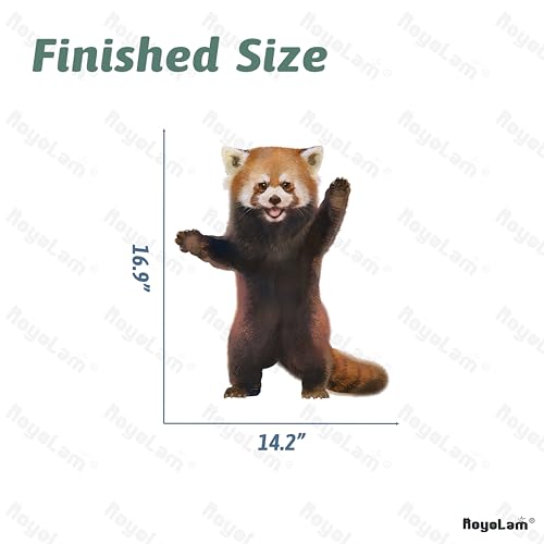 Vinilo decorativo panda rojo removible y resistente al agua miniatura 5