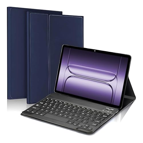 Image of ProElite Keyboard Case for OnePlus Pad 3 13.2 inch 2025 Cover, Magnetic Detachable Wireless Bluetooth Keyboard for OnePlus Pad 3 13.2 inch 2025, Dark Blue