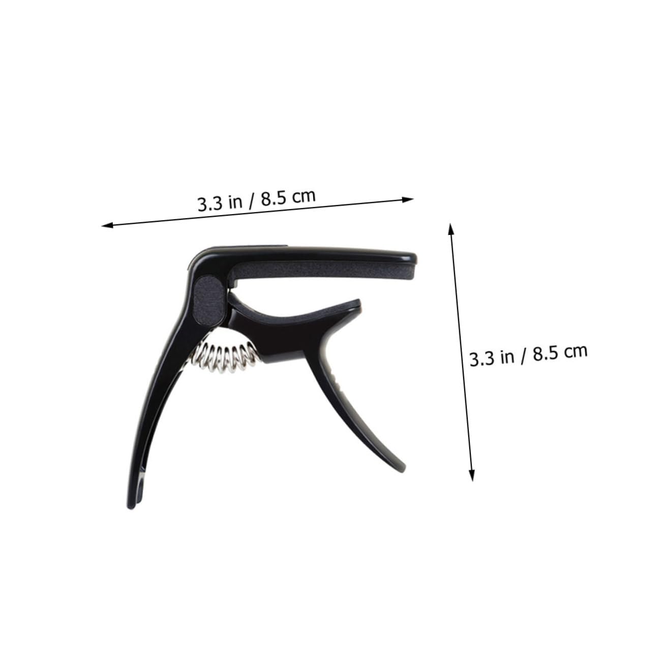 Kisangel 1set Guitar Capo with Plectrum Multi Function Metal Sandhi Clip for Electric Acoustic Guitars Durable Lightweight Design for Beginners Experienced Players
