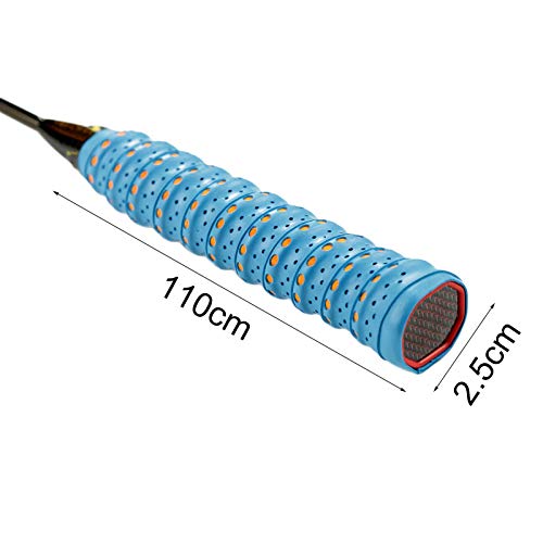 CactusAngui Overgrips Raquete de Badminton de tênis, de longa duração, cor brilhante antiderrapante